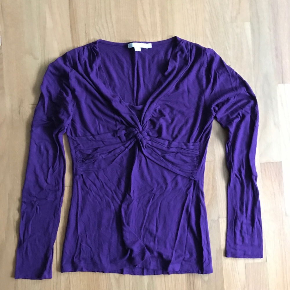 Boden knot-front LS tee